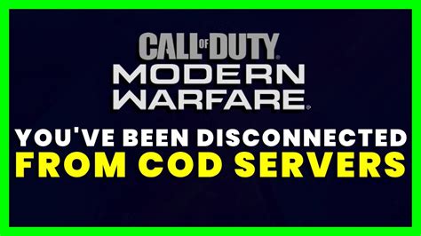 Now, <b>you</b> are able to try following the solutions below and try to reconnect after each way. . You have been disconnected from the call of duty servers xbox one